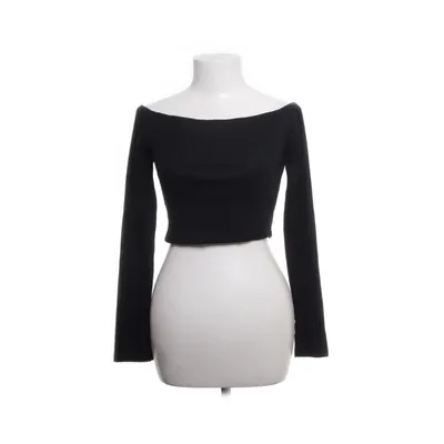 Crop top (Black) from Cider Polyester, Viscose, Elastane