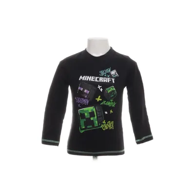 Långärmad t-shirt (Svart, Flerfärgad) från Minecraft Bomull