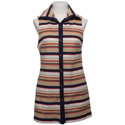 Jurk (Beige, Blauw, Rood) van Kerema