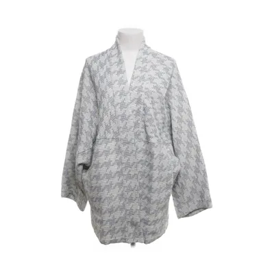 Cardigan (Hvid, Blå) fra Mango Akryl, Bomuld, Polyester