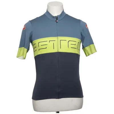 Cykeltrøje (Blå, Gul) fra Castelli Elastan, Polyester