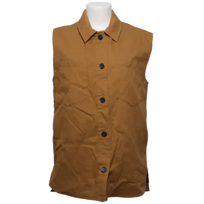 Ytterväst (Brun) från Basic Apparel Elastan, Ekologisk bomull, Polyester