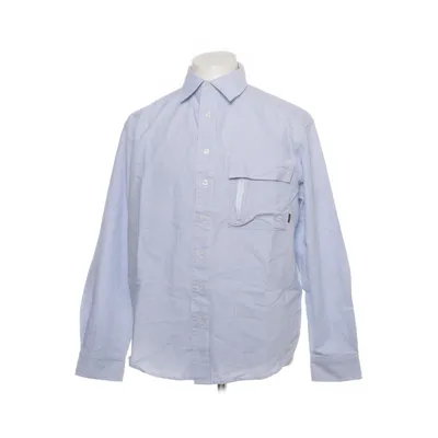 Buttondown-skjorta (Blå, Vit) från Woodbird Bomull