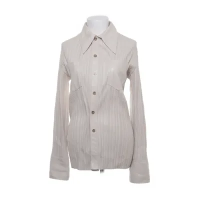 Skjortejakke (Beige) fra Nanushka Polyester, Polyurethan