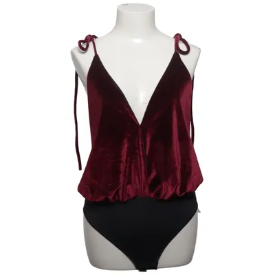 Romper (Rood, Zwart) van Undress Code Bamboo, Elastaan, Polyamide, Polyester
