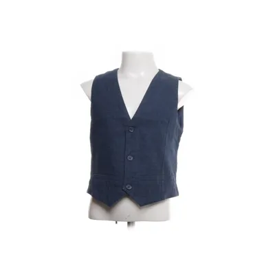 Suit vest (Blue) from H&M Cotton, Linen, Polyester