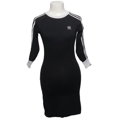 Dress (Black, White) from Adidas Originals Cotton, Elastane