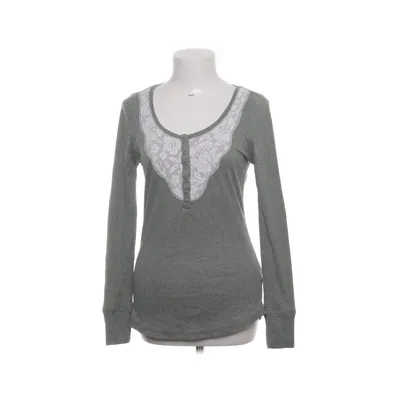 Långärmad t-shirt (Grön, Vit) från Review Bomull, Polyester