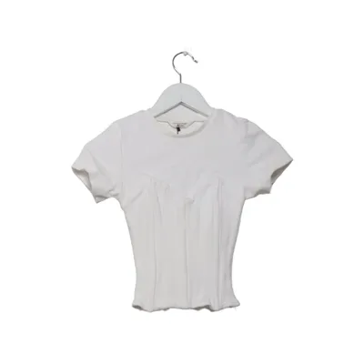 Top (Wit) van Lounge Elastaan, Polyester