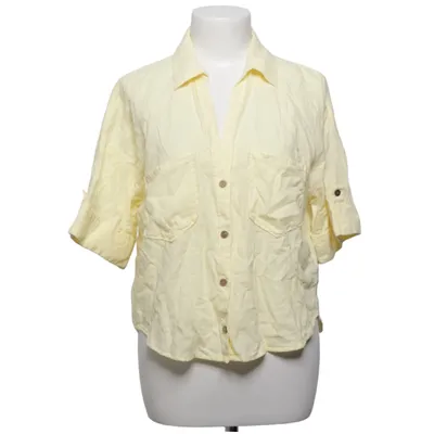 Chemise à manches courtes (Jaune) de Zara Lin, Viscose