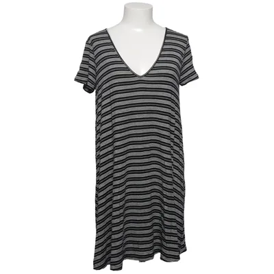 Dress (Black, White) from Forever 21 Elastane, Viscose