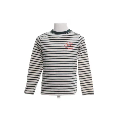 Langærmet t-shirt (Hvid, Grøn) fra Okaïdi Bomuld