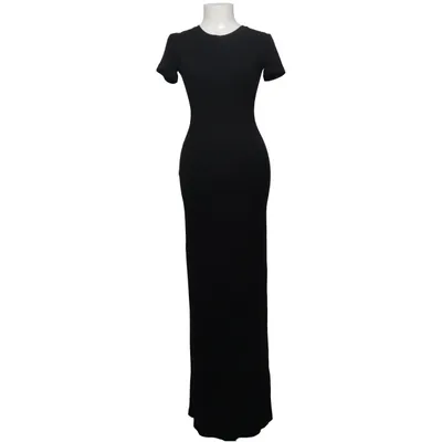 Robe longue (Noir) de Wakakuu Icons Élasthane, Viscose