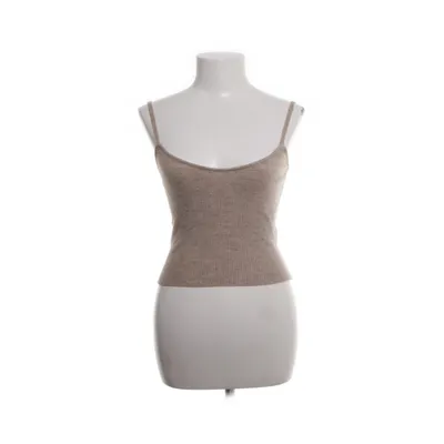 Crop top (Beige) van Nelly Elastaan, Polyamide, Polyester