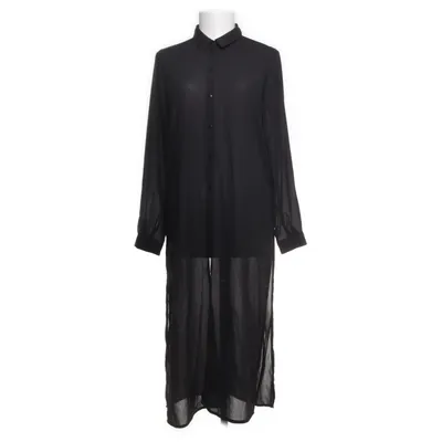 Shirt dress (Black) from Zara Woman Premium Collection Polyester