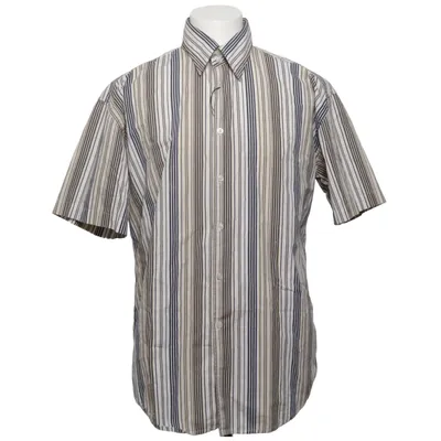 Kortärmad skjorta (Blå, Vit, Beige) från Staccato Bomull