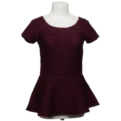Top péplum (Violet) de Zara W&B Collection Polyester
