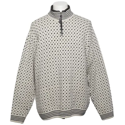 Lusekofte (White, Blue) from Dobsom Polyamide, Wool