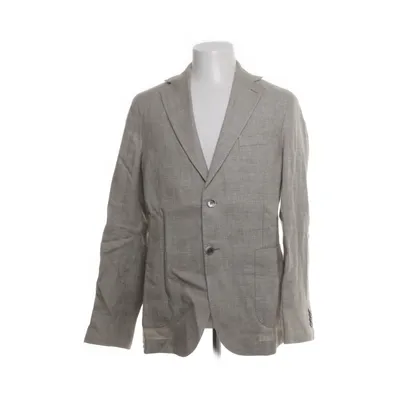 Blazer (Beige) van Oscar Jacobson Linnen, Wol