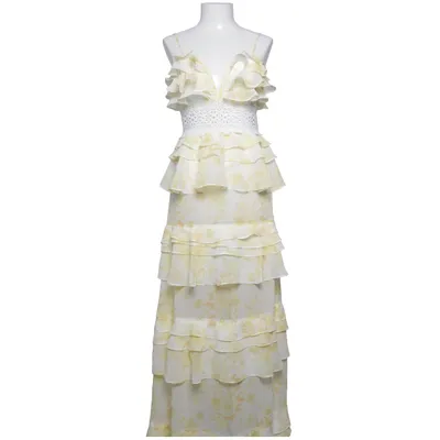 Maxi dress (Yellow, White, Multicolored) from True Decadence Polyester