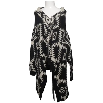 Cardigan (Black, White) from VILA Clothes Acrylic, Mohair, Polyamide