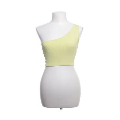 Crop top (Jaune) de Pull & Bear Polyamide, Élasthane