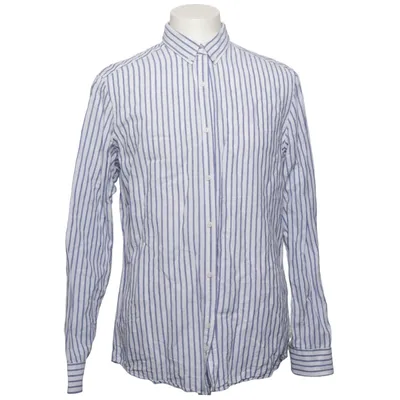 Shirt (Blauw, Wit) van Sfera Men Katoen, Linnen