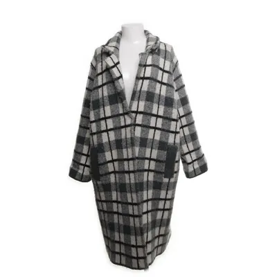 Coat (White, Multicolored) from Senes Acrylic, Polyamide, Wool