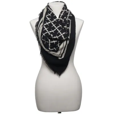 Sjal (Sort, Hvid) fra By Malene Birger