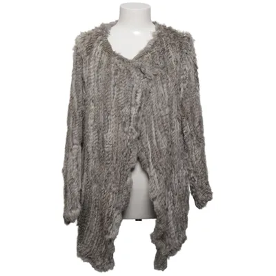 Cardigan (Gray) from Style Butler Rabbit fur