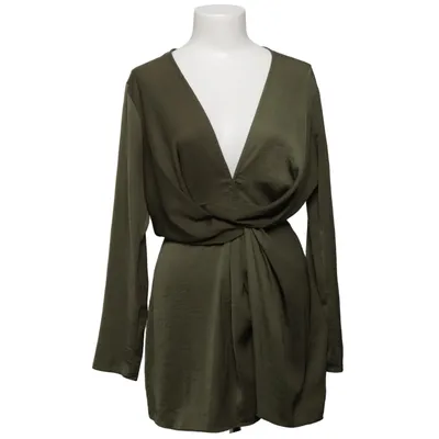 Wrap dress (Green) from Missguided Polyester