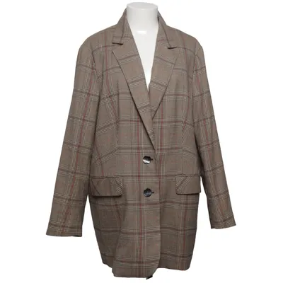 Blazer (Marron, Multicolore) de Violeta Élasthane, Polyester, Viscose