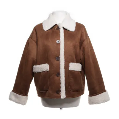 Shearling jacket (Brown) from Zara Polyester