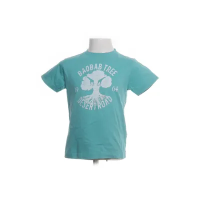 T-shirt (Turkis, Hvid) fra Vertbaudet Bomuld