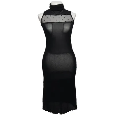 Turtleneck dress (Black) from Sasch