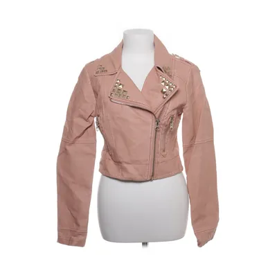 Veste de motard (Rose) de Blind Date Polyester, Polyuréthane