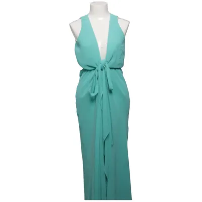 Robe portefeuille (Bleu) de Single Polyester