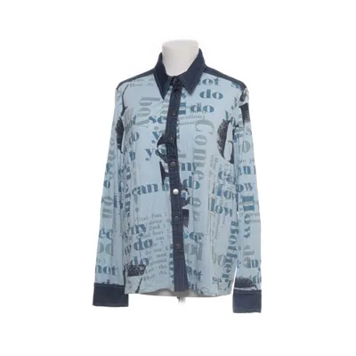 Blus (Blå, Grå, Vit) från Ani Elastan, Viskos