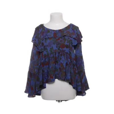 Blus (Blå, Flerfärgad) från Uterqüe Viskos