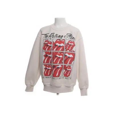 Sweatshirt (Beige, Multicolored) from Zara x the Rolling Stones Cotton, Elastane