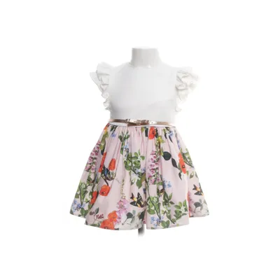 Klänning (Vit, Rosa, Flerfärgad) från Baker by Ted Baker Bomull, Elastan, Polyester
