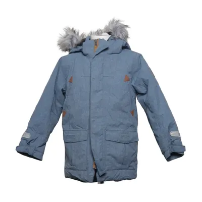 Vinterjakke (Blå) fra Polarn O. Pyret Akryl, Polyamid, Polyester