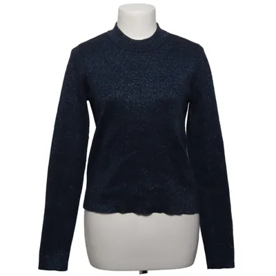 Pull-over (Bleu) de Carin Wester Coton, Fibre métallique, Polyamide, Polyester