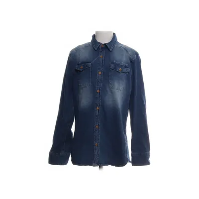 Jeansskjorte (Blå) fra Zara Boys Bomuld, Elastan