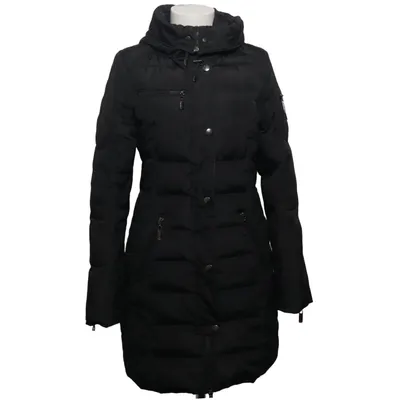 Winterjas (Zwart) van Roco Baroco Katoen, Imitatiebont, Polyester