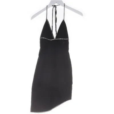 Halterneck-kjole (Sort) fra Adoore Elastan, Polyester
