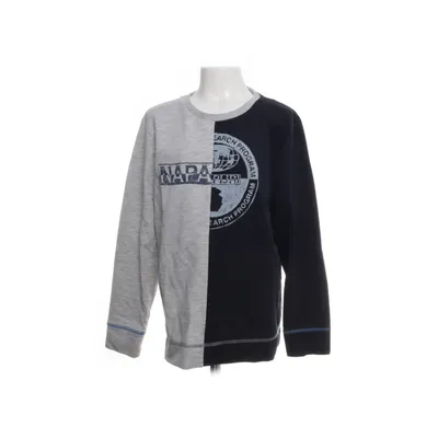 Collegetröja (Blå, Grå) från Napapijri Polyester, Bomull