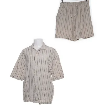 Sæt (Beige, Sort) fra Pull & Bear Bomuld, Linned, Viscose