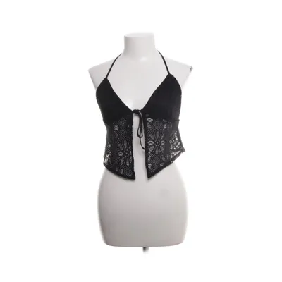 Halter neck top (Black) from Bershka