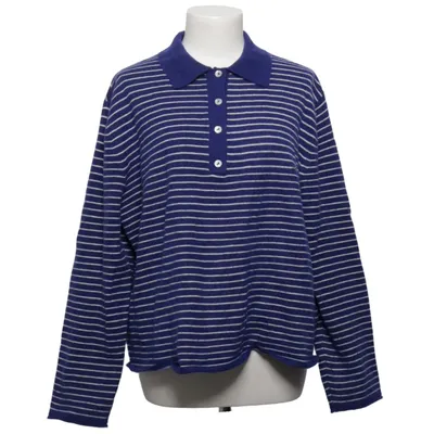 Sweater (Blue, White) from Zara Acrylic, Polyester, Wool